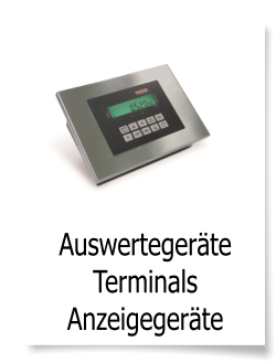 Auswertegerte Terminals Anzeigegerte